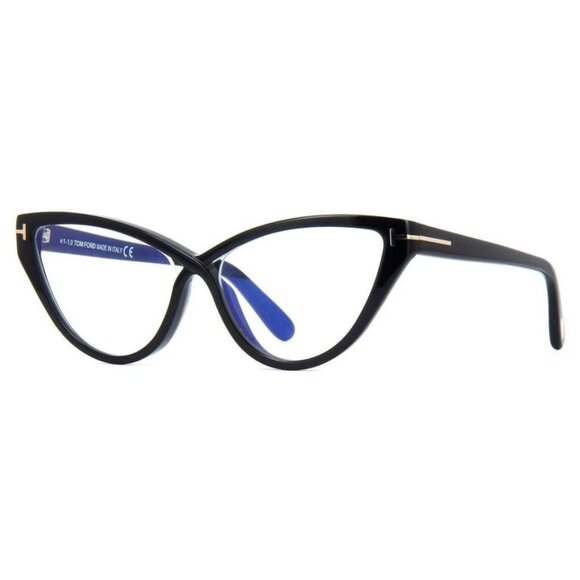 New Authentic Tom Ford FT5729-B/V 001 Oval Eyeglasses